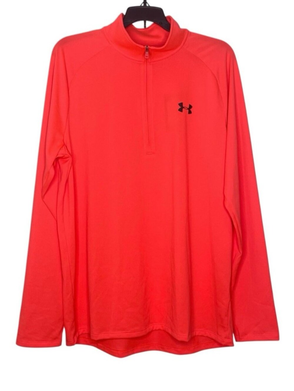 Under Armour Mens Pullover Shirt Size Large 1/4 Zip Long Sleeve Breathable NWT
